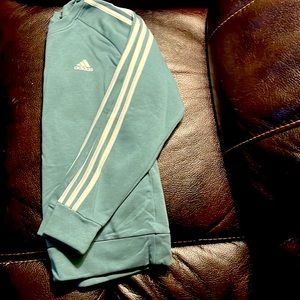Green Adidas Pullover Sweatshirt